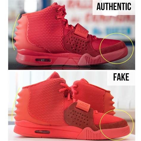 nike air yeezy 2 how to spot fake
